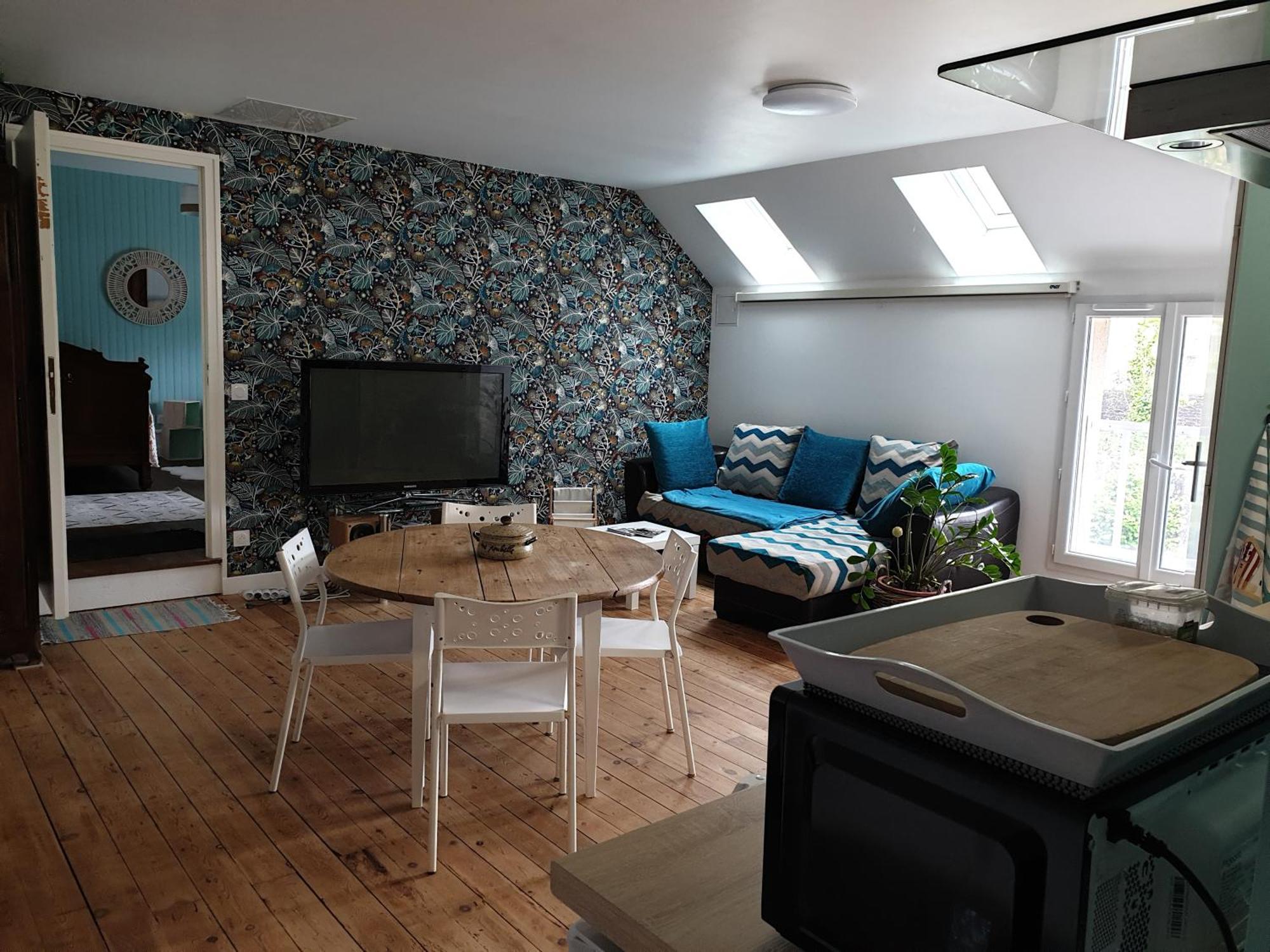 L 'Appartement Du Rocher Château-du-Loir Екстериор снимка